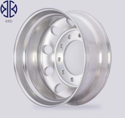 8.25X22.5 22.5inch Machined Polished Forged Trailer Dump Truck Alloy Aluminum Wheel Rim