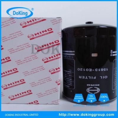 High Quaility Oil Filter 15607-2190L for Trucks, Excavator, Cars