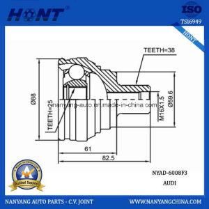 Typical C. V. Joint Parts for Audi