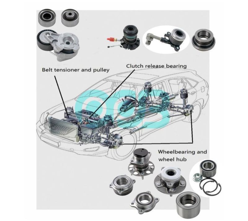 Car Accessories OEM 25903295 96626439 4804658 713644900 9330008 Vkba7439 Rear Wheel Hub Assembly for Chevrolet Captiva and O-Pel Antara
