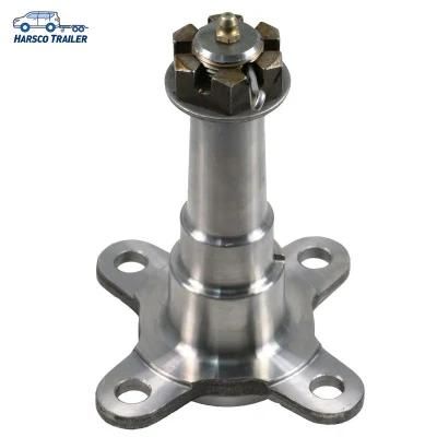 Axle Stub Trailer Axle Spindle with 4-Hole Brake Mounting Flange Ta049