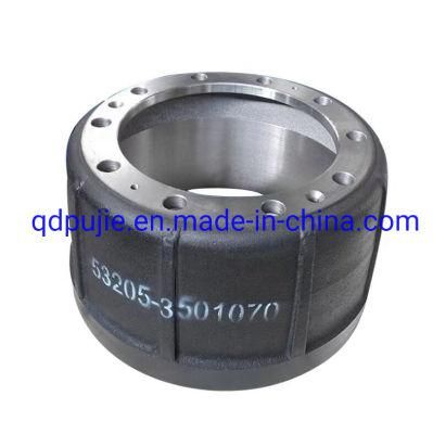 Russia Market Truck Brake Drum 53205-3501070 for Kamaz