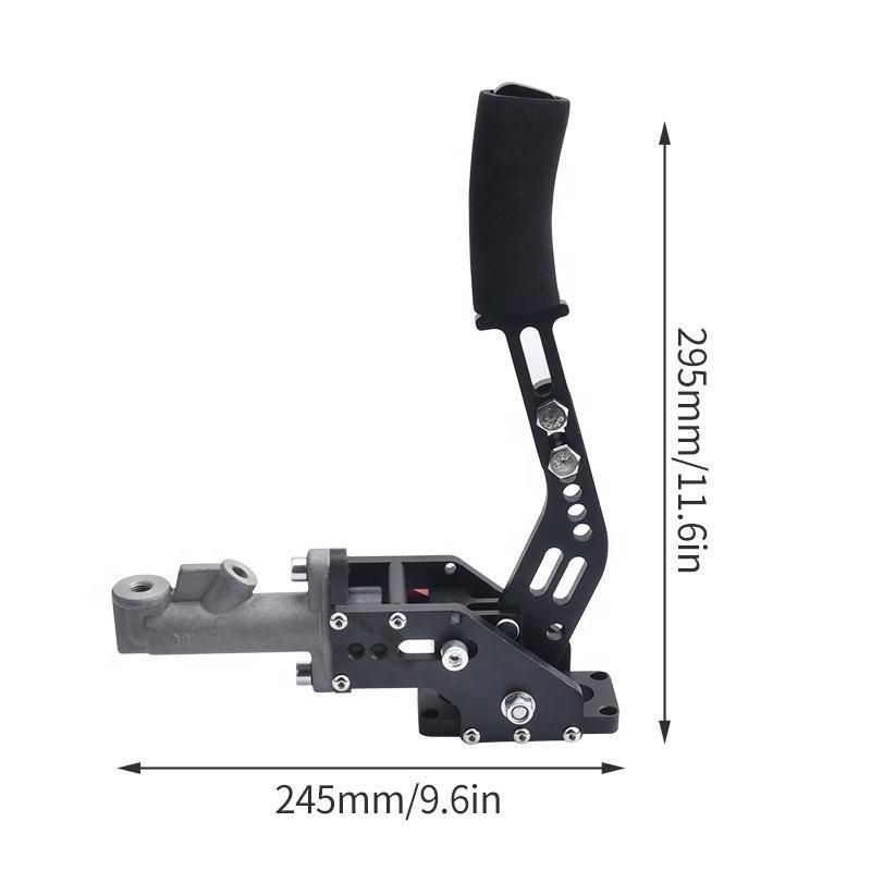 Universal E-Brake Drift Race Hand Brake Black Short Bending Hydraulic Handbrake
