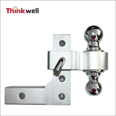 Thinkwell Aluminium Adjustable 5000 Lbs Ball Mount with Dual Hitch Ball