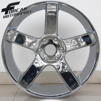 24 Inch Aftermarket Alloy Wheel with Chrome Silver