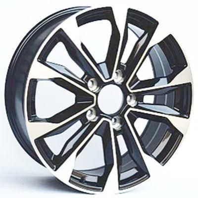 China Wholesale 21X8.5 Alloy Wheel Rims Black Machine Face Car Wheel