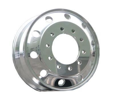 Forged Aluminum Wheel / Ideal Wheel for Straight Trucks, Low-Deck Trailers