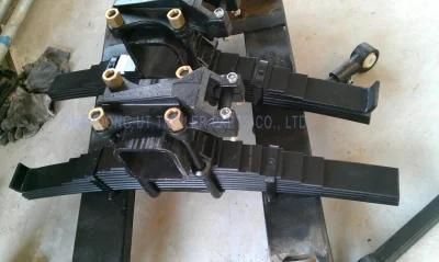 BPW Type Mechanical Suspension Four Axle Overlung / Underslung with Leaf Spring