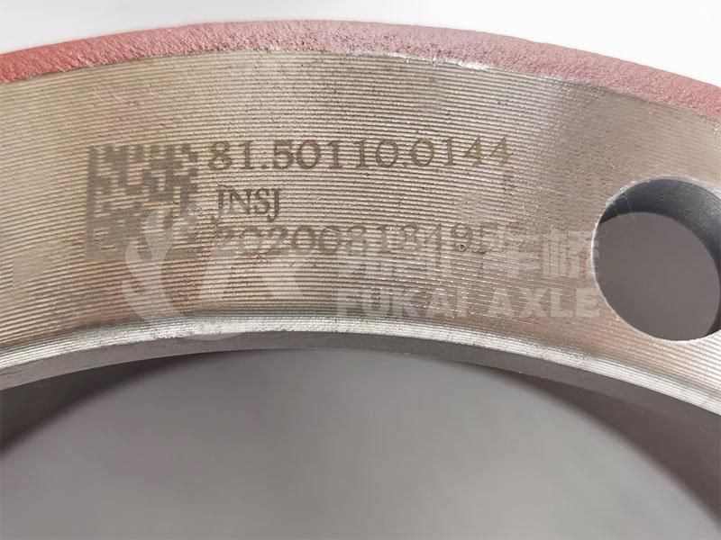 81.50110.0144 Rear Brake Drum Reinforced Heavy Weight for Shacman Delong Truck Spare Parts
