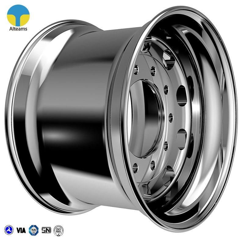 22.5X13.00 Forged Aluminum Alloy Wheel Hub with Polishing Finish Color