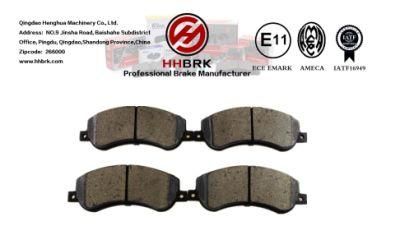 Brake Pad Wholesale Low Dust No Noise High Performance Auto Brake System Wear Resistant Ceramic Brake Pad D1555