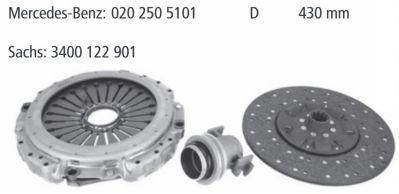 Good Quality Clutch Cover, Disc, Clutch Kit Assy 3400 122 901/3400122901/020 250 5101/0202505101 for Mercedes-Benz