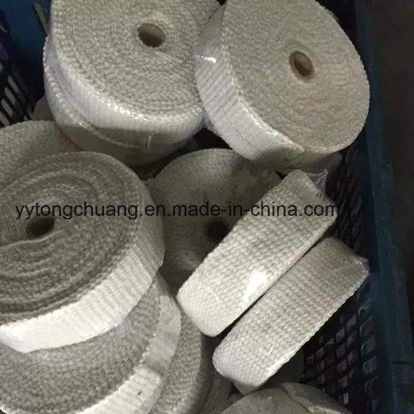 White Ceramic Fiber Exhaust Heat Wrap with Heat Resistance 1260c