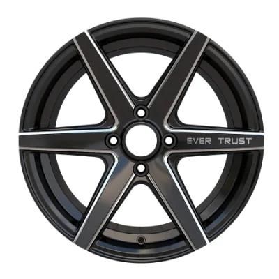 Custom Alloy Tuner Wheel 15X7 Satin Black Milled Spoke