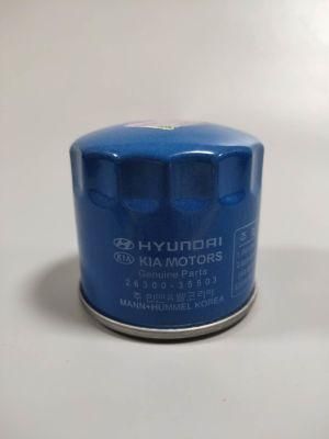 Auto Parts Filter Element Car Parts 26300-35503/35504 Oil Filter for Hyundai