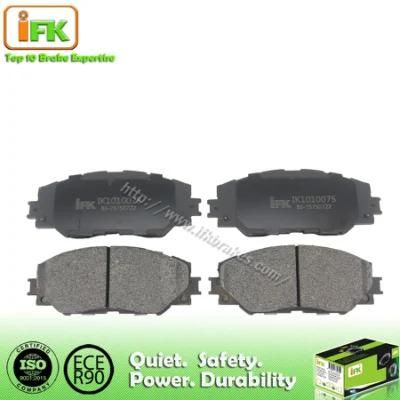 Auto Parts Semi-Metallic Ceramic Front Disc Brake Pad for Toyota Auris Corolla Ractis Verso 0446502220 Gdb3425 D1210