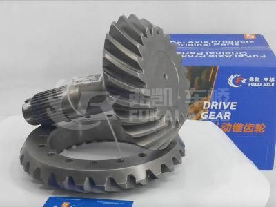 Hff2502038/39ck1bz 28/21 Middle Axle Bevel Gear for Foton Auman Ankai Benz Axle Truck Spare Parts