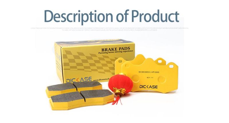 High-Quality Ceramics Brake Pad Dic-Cp9040-D54/D61 for BMW 1 Series Modified Calipers Racing