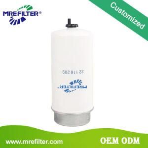 Diesel Parts Auto Air Oil Lube Water Fuel Filter for Volvo Trucks Engine 22116209