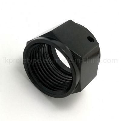 Factory/Manufacture Customized/CNC Machining Luminaire Part Black/Anodized CNC Machining/Turning Aluminum Part