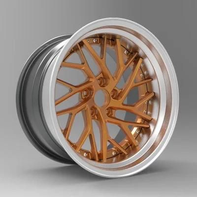Hot Sale High Quality 3 Piece Alloy Forged Aluminium Wheel Rim