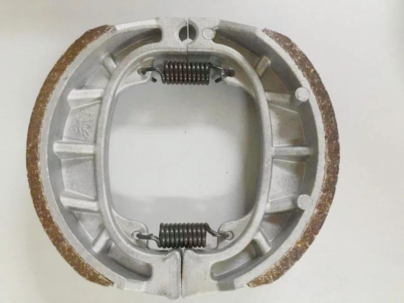 Motorcycle Brake System Semi Metallic Two Wheeler Brake Shoe Ybr
