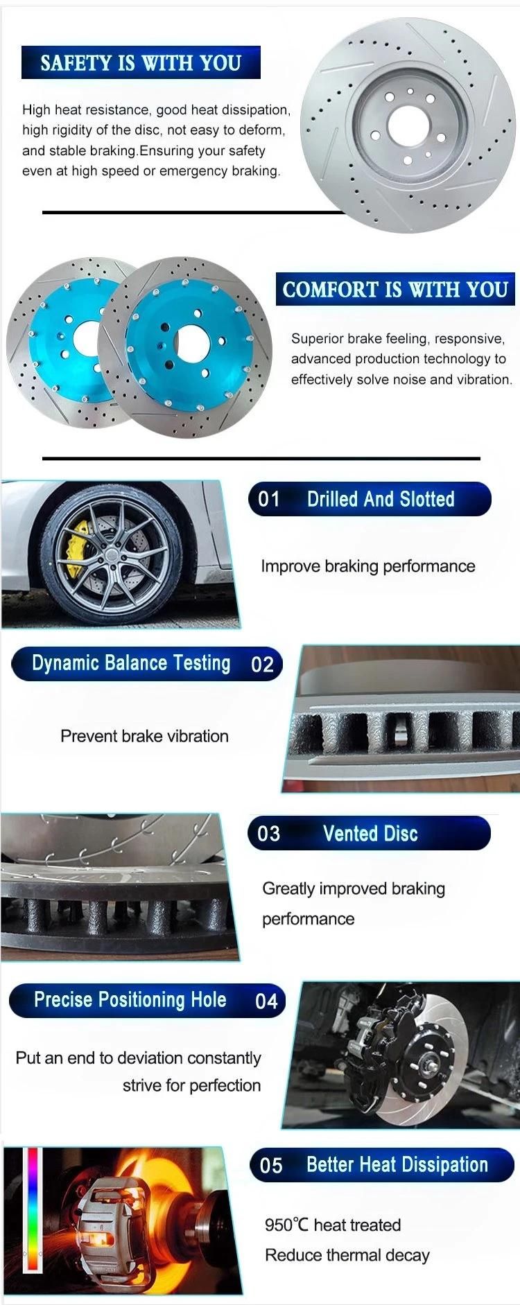 Steel Factory Price Auto Part Cars Brake Disc for Toyota Vios Corolla Hilux Hiace Hyundai H1 Suzuki