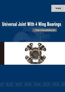 Universal Joint with 4 Wing Bearings