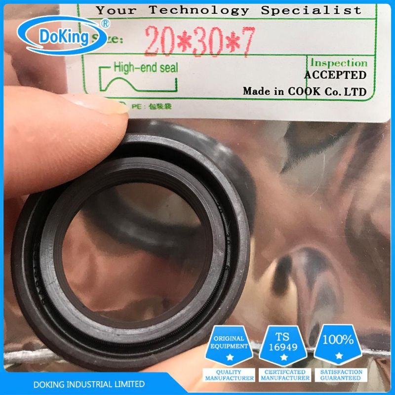 High Grade and Special Rubber High Pressure Oil Seal 20*30*7mm