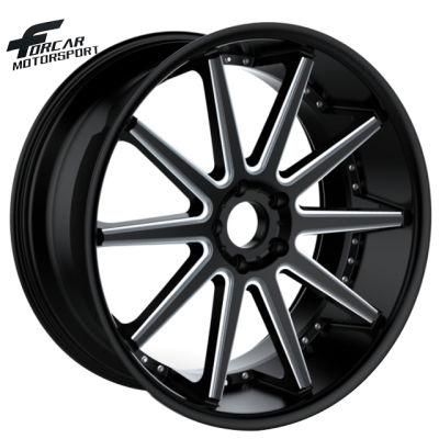 Front/Rear 22 Inch Aftermarket Racing Car Alloy Wheels PCD 100-120
