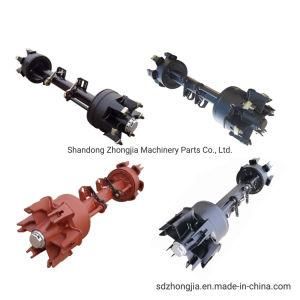13t 16t BPW Axle Germany Axle Spoke Type Axle Spider Axle Trailer Axle Rear Axle for Auto Spare Parts and Semi Trailer Parts