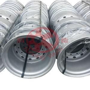 8.5-24 3PC Tubeless Steel Wheel Rim Silver Painted Recommend Tire Size 12.00-24
