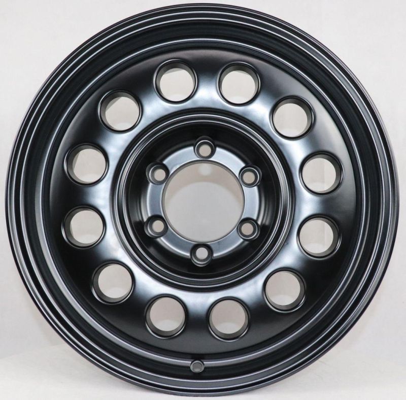 New Design Leightweight Black Color Alloy Wheel Rim for Car Part