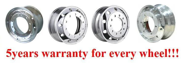 22.5*8.25 22.5*9.00 19.5*7.5 22.4*8.25 Heavy Duty Truck Wheel Rim Light Wheel Rim Forged Aluminum Wheel