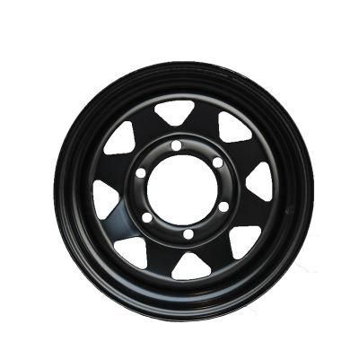Best Selling Light Truck Trailer Parts 13 14 15 16 Inch Trailer Steel Rims Made in China
