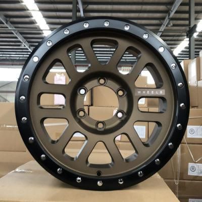 17 Inch 18 Inch Beadlock Alloy Wheels 6*139.7 PCD