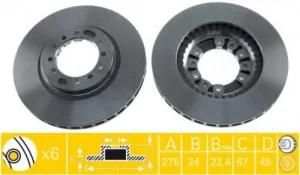 Brake Rotor for Mitsubishi MB618716