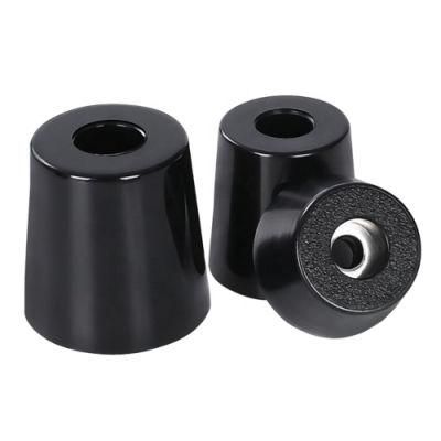 Black Anti Slip Tapered Rubber Bumper Silicone Rubber Foot Pads