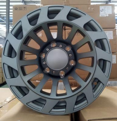 Sj Aluminum Alloy Wheel 16X8 6X139.7 Semi Matt Gun Metal Passenger Car Wheels