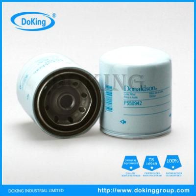 Best Price Spare Parts Oil Filter P550942 for Trucks