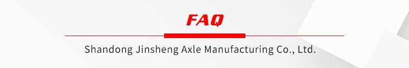 Fuwa Type Axle 13t 15t Trailer Axle American Style Axle Outboard Axle Rear Axle Truck Axle for Semi Trailer Part and Truck Parts