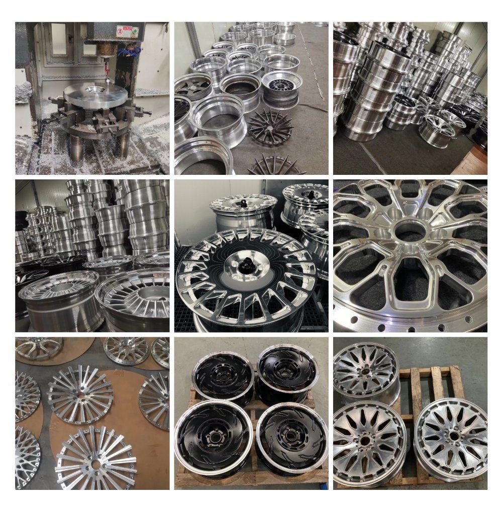 Professional Wholesale Custom Aluminum-Magnesium Car Rims Forged Alloy Wheels 5X112 5X120