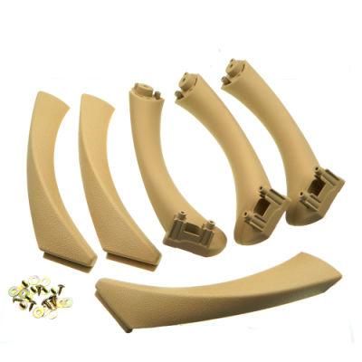 Inner Door Handle BMW E90 6PCS One Set Beige OEM 51417230853+51419150339+51417230854*2+51419150340*2