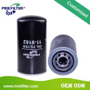 Manufacturer Supply Original Quality Auto Spare Parts Truck Oil Filter for Thermo King Engine 11-9182