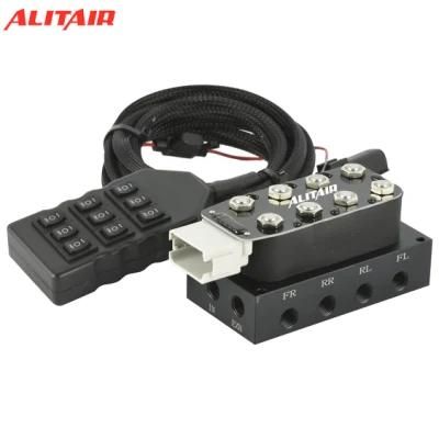 Avu4 Vu-4f Pneumatic Air Ride Suspension Solenoid Valve with AVS Switch Controller