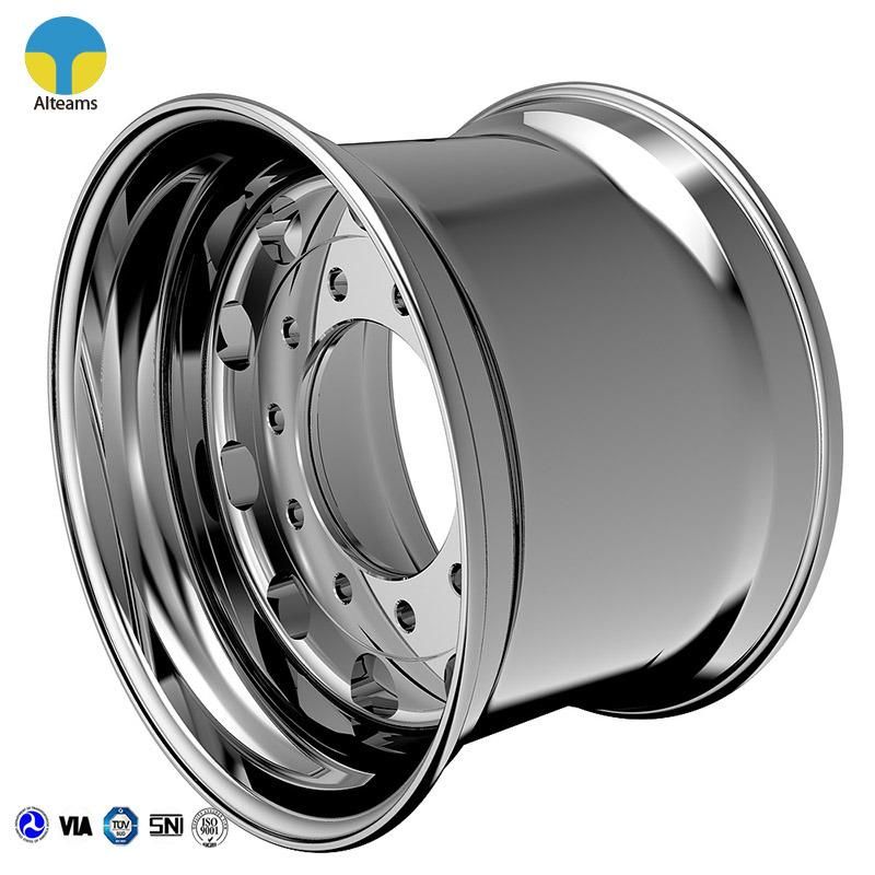 22.5X13.00 Forged Aluminum Alloy Wheel Hub with Polishing Finish Color