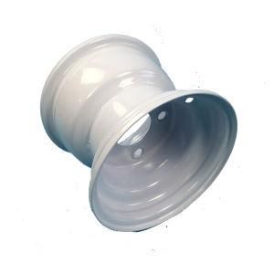 Central Hole 64mm White Color Golf Car Steel Wheel Rim
