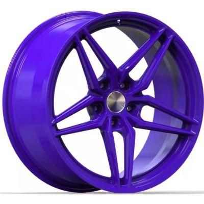 Hot Design Mag Wheels for Car 14 15 16 Inch 2020 Style Red Blue Black Machine Face Jwl Via Wheels