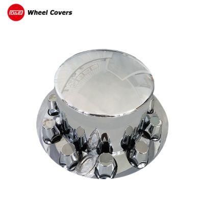 Wheel Hub Covers Chromed ABS Wheel Axle Covers for Trucks 22.5 Size for American Trucks