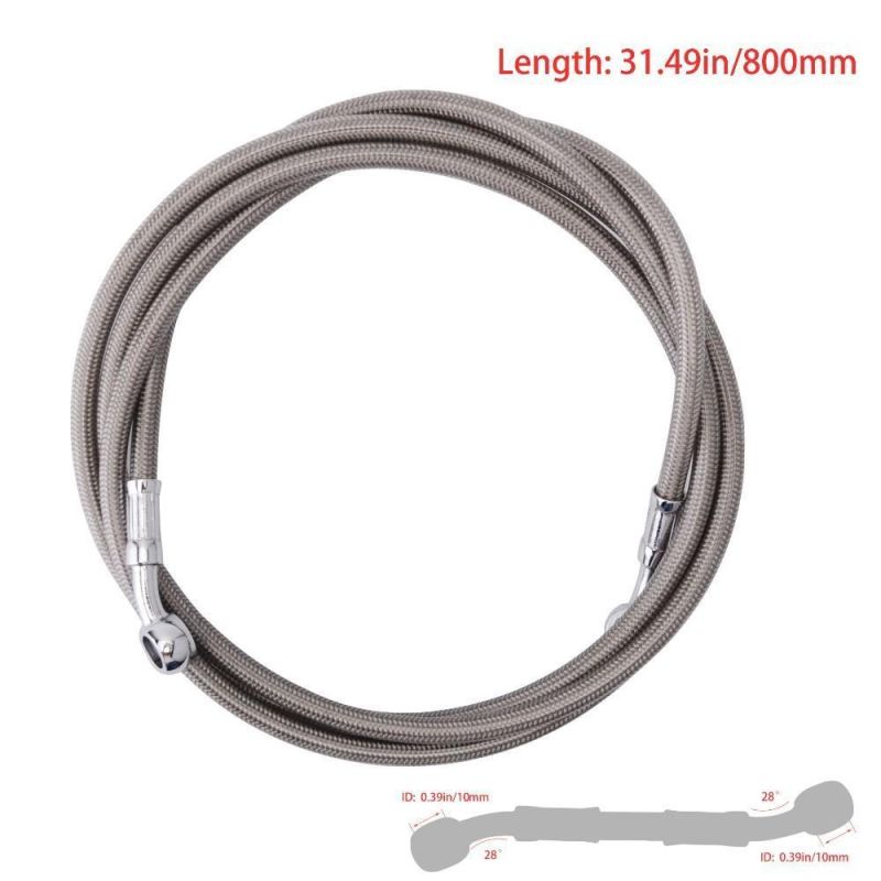 400mm to 2200mm Motorcycle Braided Stainless Steel Hydraulic Brake Hose